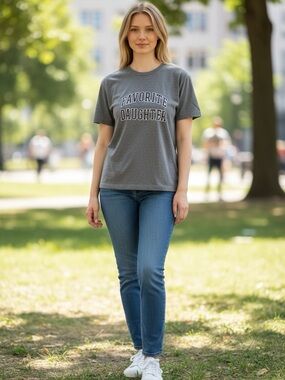 Favorite Daughter Gray Kids Graphic Tee